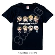 ハイキュー!! みんなmochocho化大作戦!第5弾 Tシャツ M-CA 集合 ブラック XLサイズ>