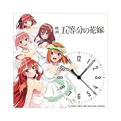 五等分の花嫁 アクリル時計 ウエディング