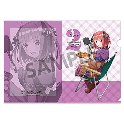 五等分の花嫁 描き下ろしクリアファイル 中野二乃 キャンプ ver.(2022年10月出荷分)