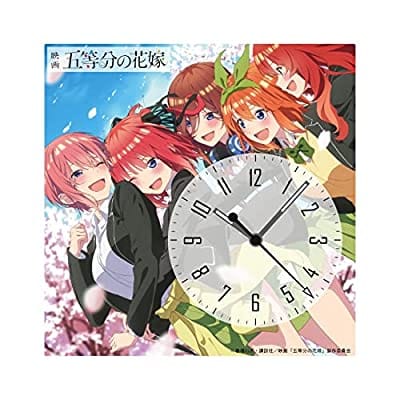 五等分の花嫁 アクリル時計 サクラ