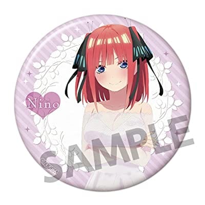 五等分の花嫁 76mm缶バッジ 中野二乃 ウェディングドレス ver.