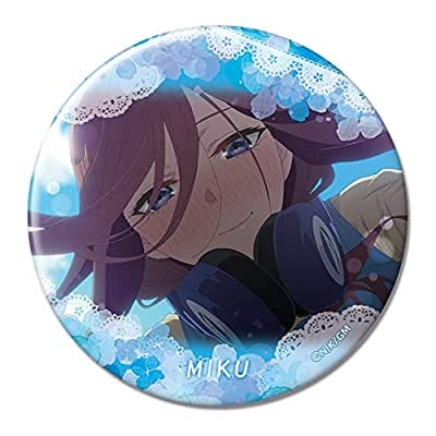 五等分の花嫁 缶バッジ デザイン31(中野三玖/G)