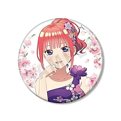 五等分の花嫁 中野二乃 描き下ろしイラスト 桜ドレスver. BIG缶バッジ