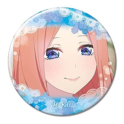 五等分の花嫁 缶バッジ デザイン35(中野三玖/K)