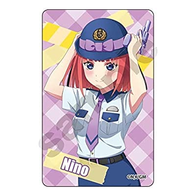 五等分の花嫁 Police style ICカードステッカー 中野二乃