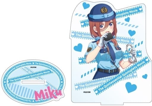 五等分の花嫁 Police style アクリルスタンドTall 中野三玖