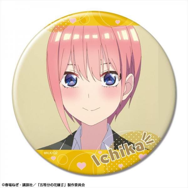 五等分の花嫁  缶バッジ デザイン01(中野一花/A)