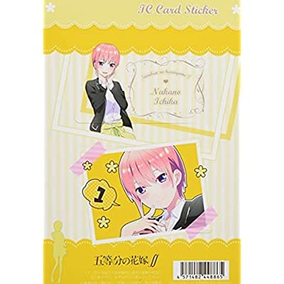 五等分の花嫁  ICカードステッカー デザイン01(中野一花)