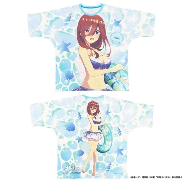 五等分の花嫁 フルグラフィックTシャツ 三玖 S