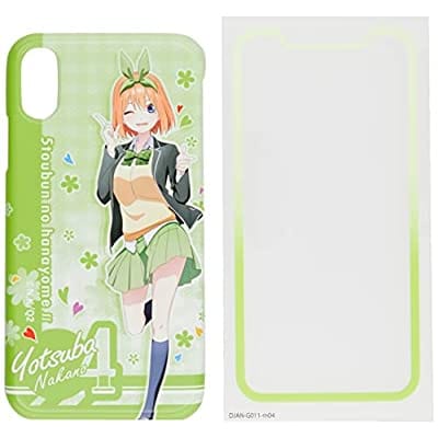 五等分の花嫁  デザジャケット iPhone XR ケース&保護シート デザイン04(中野四葉)