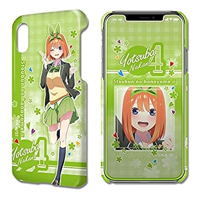 五等分の花嫁  デザジャケット iPhone X/XS ケース&保護シート デザイン04(中野四葉)