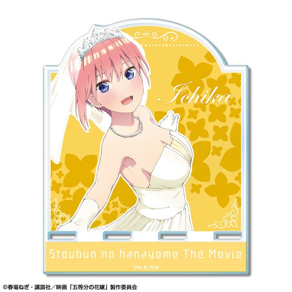 五等分の花嫁 デザイン01.中野一花(花嫁Ver.) アクリルスマホスタンド