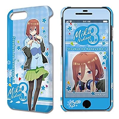 五等分の花嫁  デザジャケット iPhone 8 Plus/7 Plus/6 Plus/6s Plus ケース&保護シート デザイン03(中野三玖)