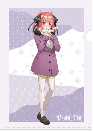 五等分の花嫁 クリアファイル Ver. Winter snow 02 中野二乃