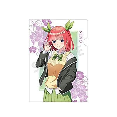 五等分の花嫁 描き下ろしイラスト 中野二乃 衣装交換ver. クリアファイル