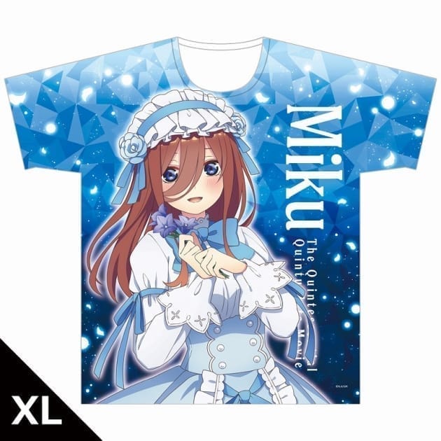 映画「五等分の花嫁」 フルグラフィックTシャツC[中野三玖 ロリィタファッションver.] XLサイズ