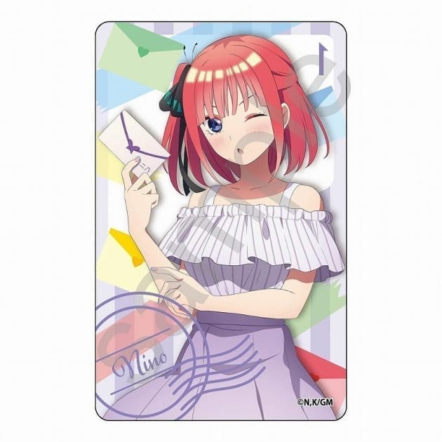 五等分の花嫁 Letter ICカードステッカー 中野二乃(再販) :五等分の花嫁