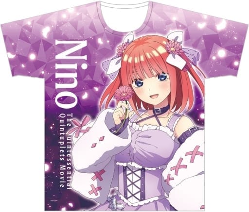 映画「五等分の花嫁」 フルグラフィックTシャツB[中野二乃 ロリィタファッションver.] Lサイズ