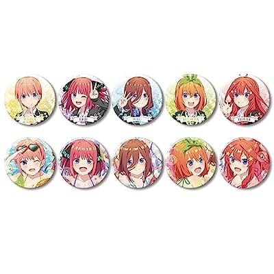 五等分の花嫁∽ 10個入りトレーディング缶バッジ