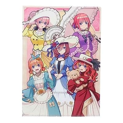 五等分の花嫁 A4シングルクリアファイル 集合 アールヌーヴォー