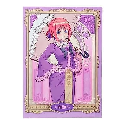 五等分の花嫁 A4シングルクリアファイル 中野二乃 アールヌーヴォー