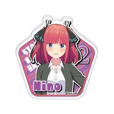 五等分の花嫁∽ アクリルバッジ02 中野二乃A