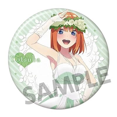 五等分の花嫁 76mm缶バッジ 中野四葉 ウェディングドレス ver.