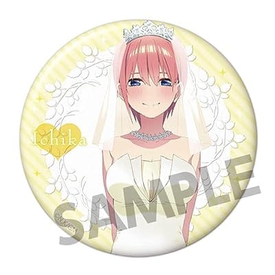 五等分の花嫁 76mm缶バッジ 中野一花 ウェディングドレス ver.