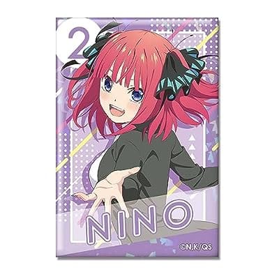 五等分の花嫁∽ ホログラム缶バッジ デザイン03(中野二乃/A)