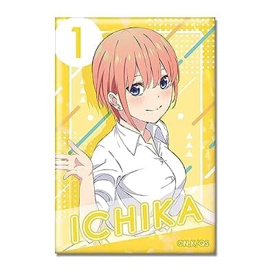 五等分の花嫁∽ ホログラム缶バッジ デザイン01(中野一花/A)