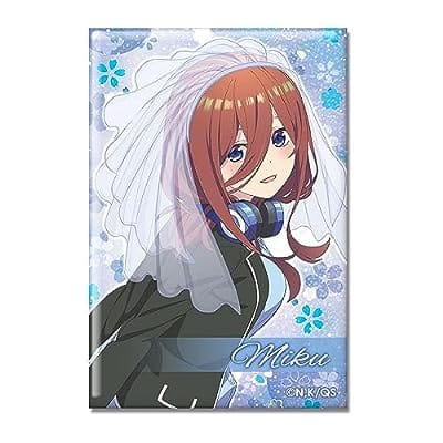 五等分の花嫁∽ ホログラム缶バッジ デザイン06(中野三玖/B)