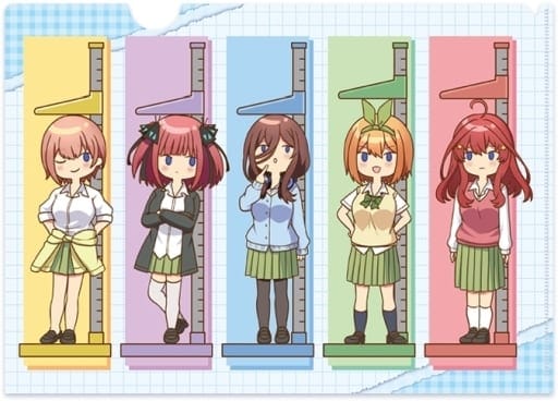 五等分の花嫁 せいくらべ A4クリアファイル