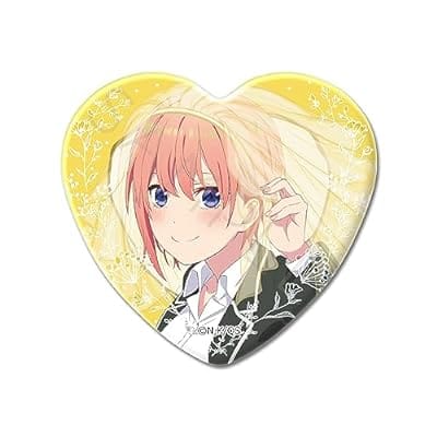 『五等分の花嫁』 第5弾 ハート型缶バッジ YA (一花)