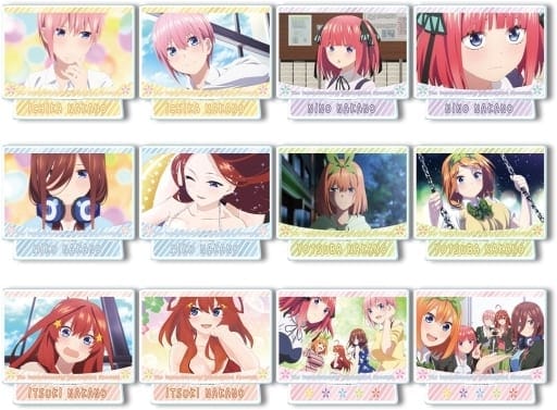 五等分の花嫁∽ 12個入りトレーディングアクリルスタンド BOX