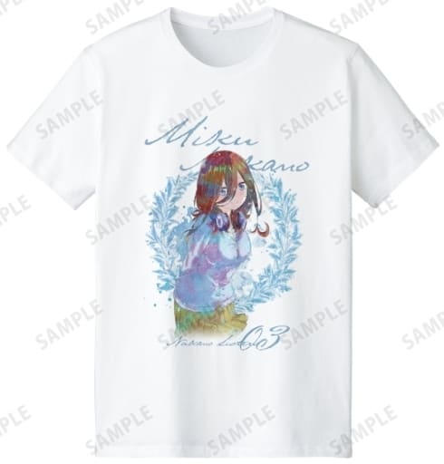 五等分の花嫁∽ 中野三玖 grunge CANVAS Tシャツメンズ XXL