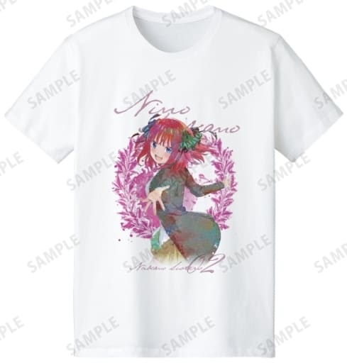 五等分の花嫁∽ 中野二乃 grunge CANVAS Tシャツレディース M