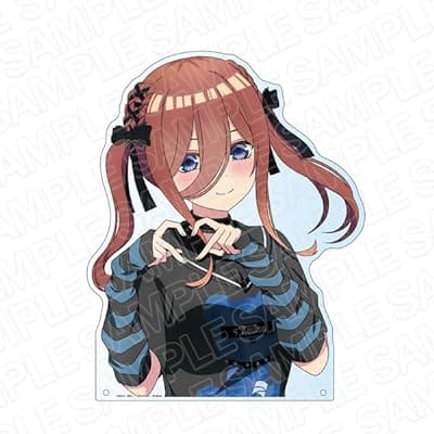 五等分の花嫁∽ 特大ダイカットアクリルボード 中野三玖 サブカルパンク ver.