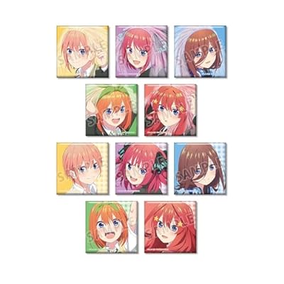 五等分の花嫁∽ トレーディングスクエア缶バッジ BOX