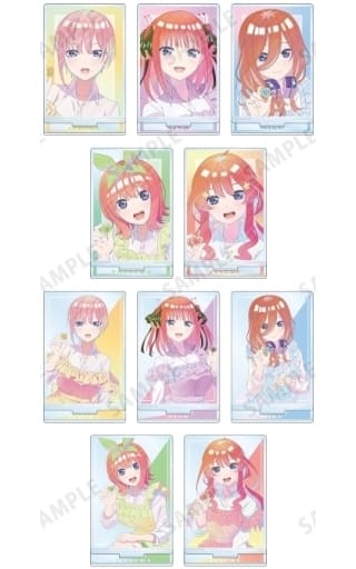 五等分の花嫁 描き下ろしイラスト 制服エプロンver. トレーディング Ani-Art clear label アクリルスタンド