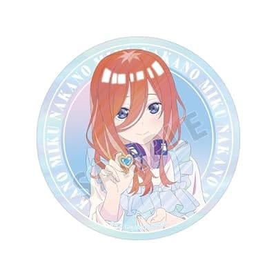 五等分の花嫁 描き下ろしイラスト 中野三玖 制服エプロンver. Ani-Art clear label オーロラステッカー