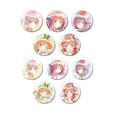 五等分の花嫁 描き下ろしイラスト 桜和装ver. トレーディング Ani-Art aqua label 缶バッジ(1BOX)