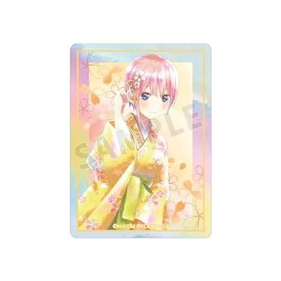 五等分の花嫁 描き下ろしイラスト 中野一花 桜和装ver. Ani-Art aqua label オーロラステッカー