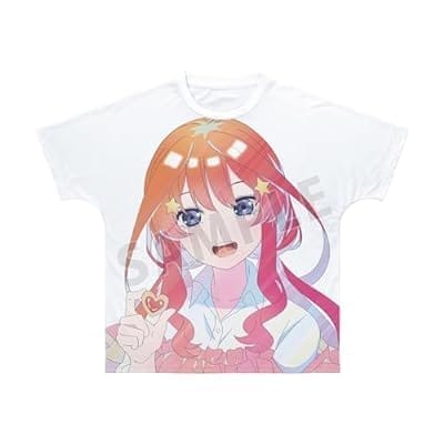 映画『五等分の花嫁』 描き下ろしイラスト 中野五月 制服エプロンver. Ani-Art clear label フルグラフィックTシャツユニセックス(サイズ/XL)