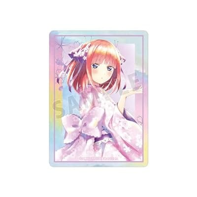 五等分の花嫁 描き下ろしイラスト 中野二乃 桜和装ver. Ani-Art aqua label オーロラステッカー