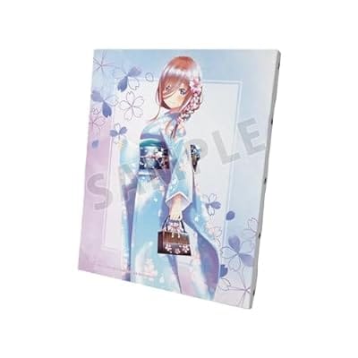 五等分の花嫁 描き下ろしイラスト 中野三玖 桜和装ver. Ani-Art aqua label キャンバスボード