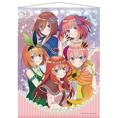 映画「五等分の花嫁」描き下ろし B2タペストリー 五つ子集合(タロットver)