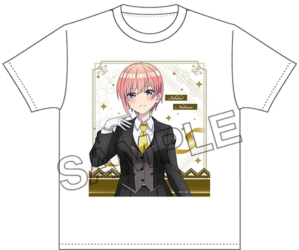 五等分の花嫁∽ 描き下ろしTシャツ 中野一花