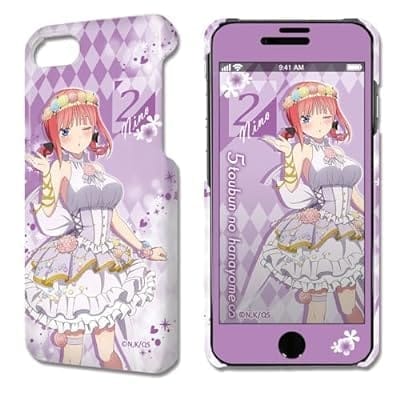 五等分の花嫁∽ デザジャケット iPhone SE(第2世代)/8/7/6/6s ケース&保護シート デザイン02(中野二乃/花の妖精ver.)【描き下ろし】