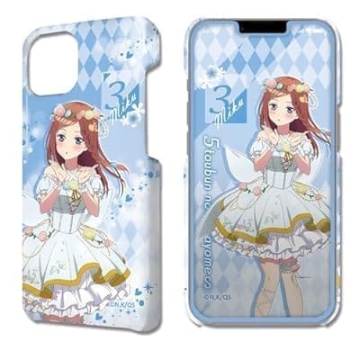 五等分の花嫁∽ デザジャケット iPhone 13 ケース&保護シート デザイン03(中野三玖/花の妖精ver.)【描き下ろし】