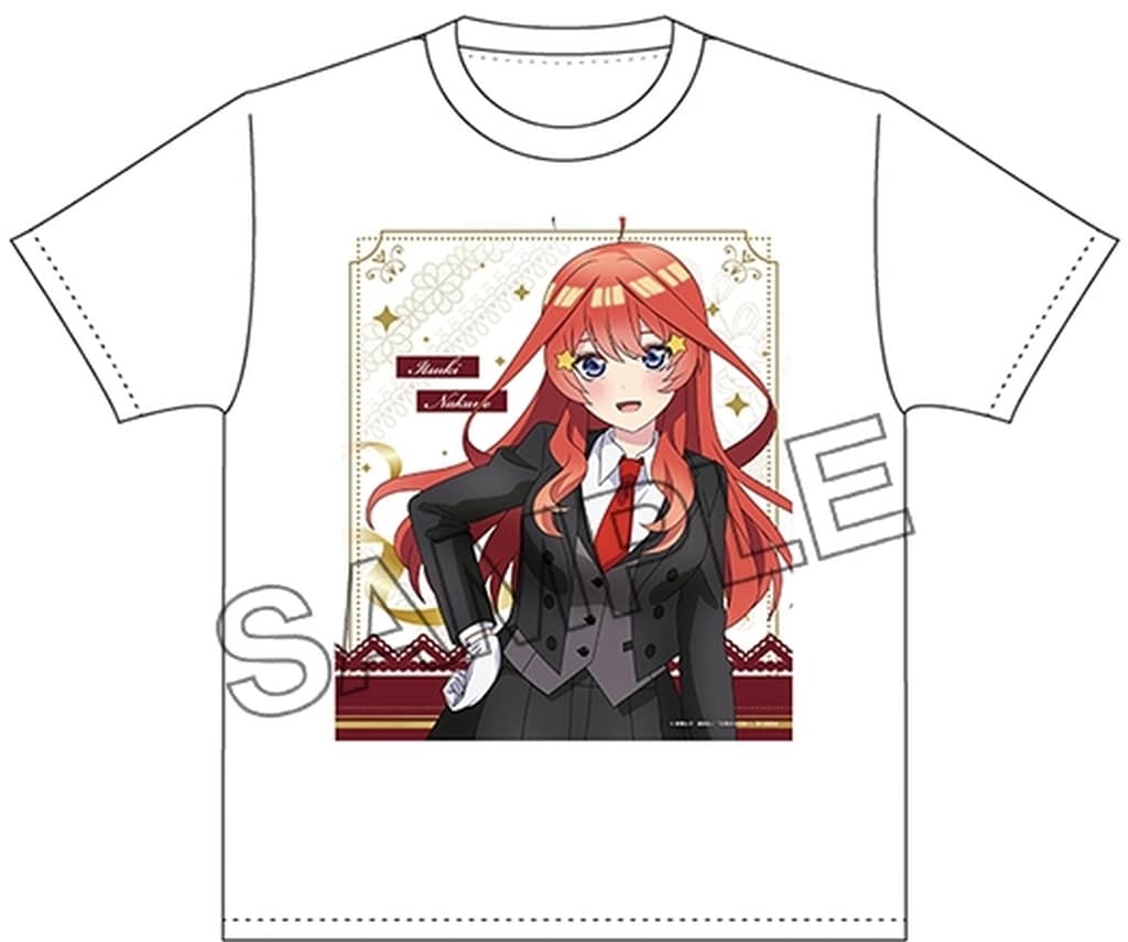 五等分の花嫁∽ 描き下ろしTシャツ 中野五月